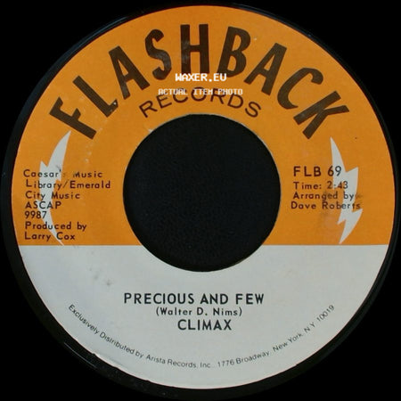 Climax Featuring Sonny Geraci / Climax - Life And Breath / Precious And Few side B