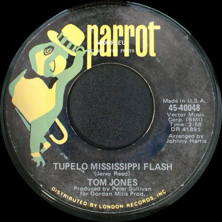 Tom Jones - Daughter Of Darkness / Tupelo Mississippi Flash side B