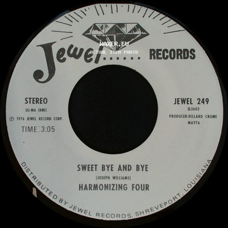 Harmonizing Four - Sweet Bye And Bye / Sunshine In The Shadow side A