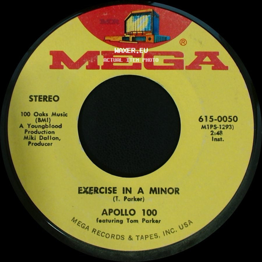 Apollo 100 / Apollo 100 Featuring Tom Parker - Exercise In A Minor / Joy (J. S. Bach) side A