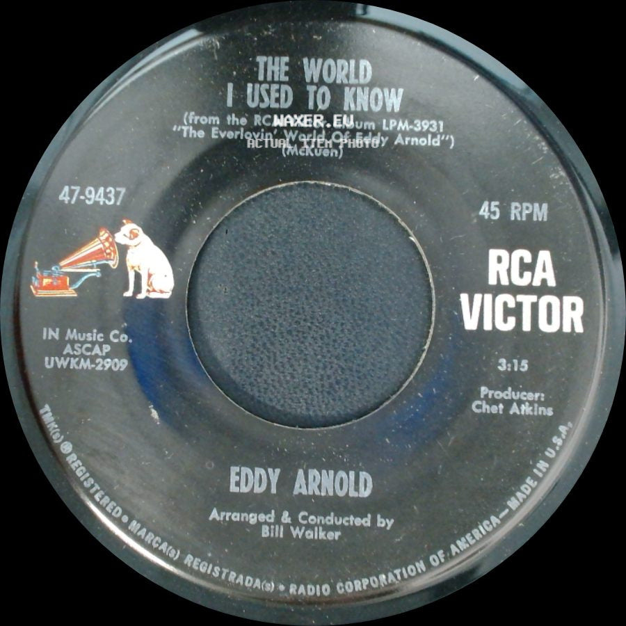 Eddy Arnold - The World I Used To Know / Here Comes The Rain, Baby side A