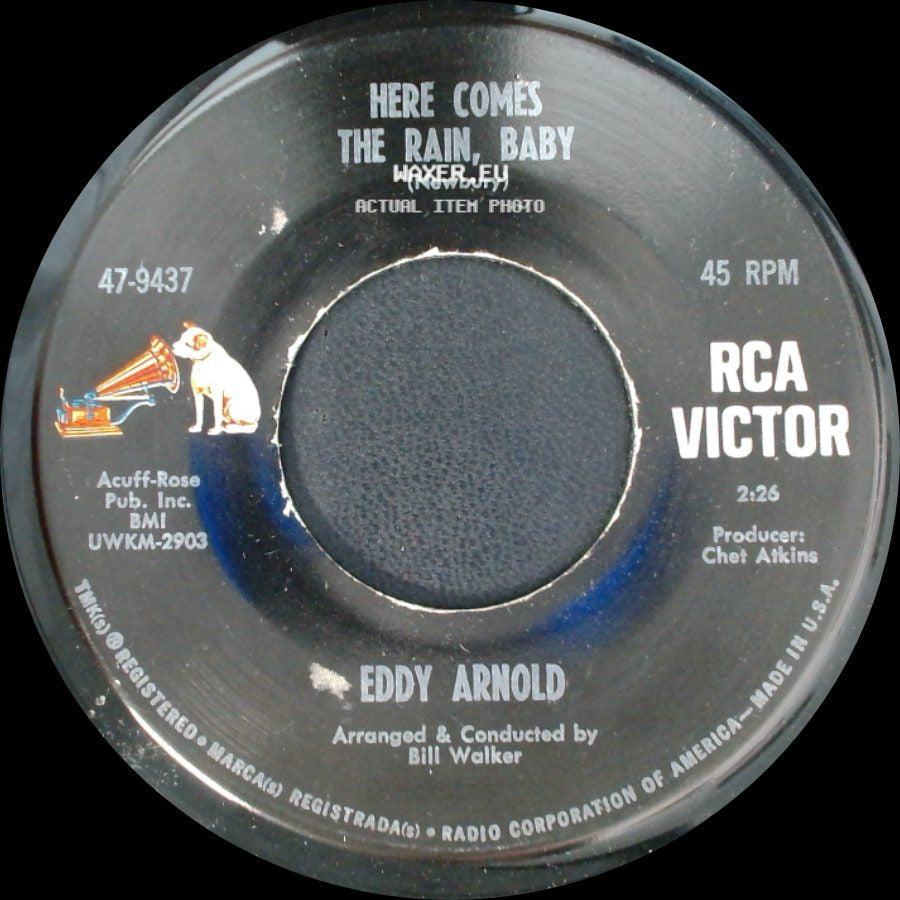 Eddy Arnold - The World I Used To Know / Here Comes The Rain, Baby side B