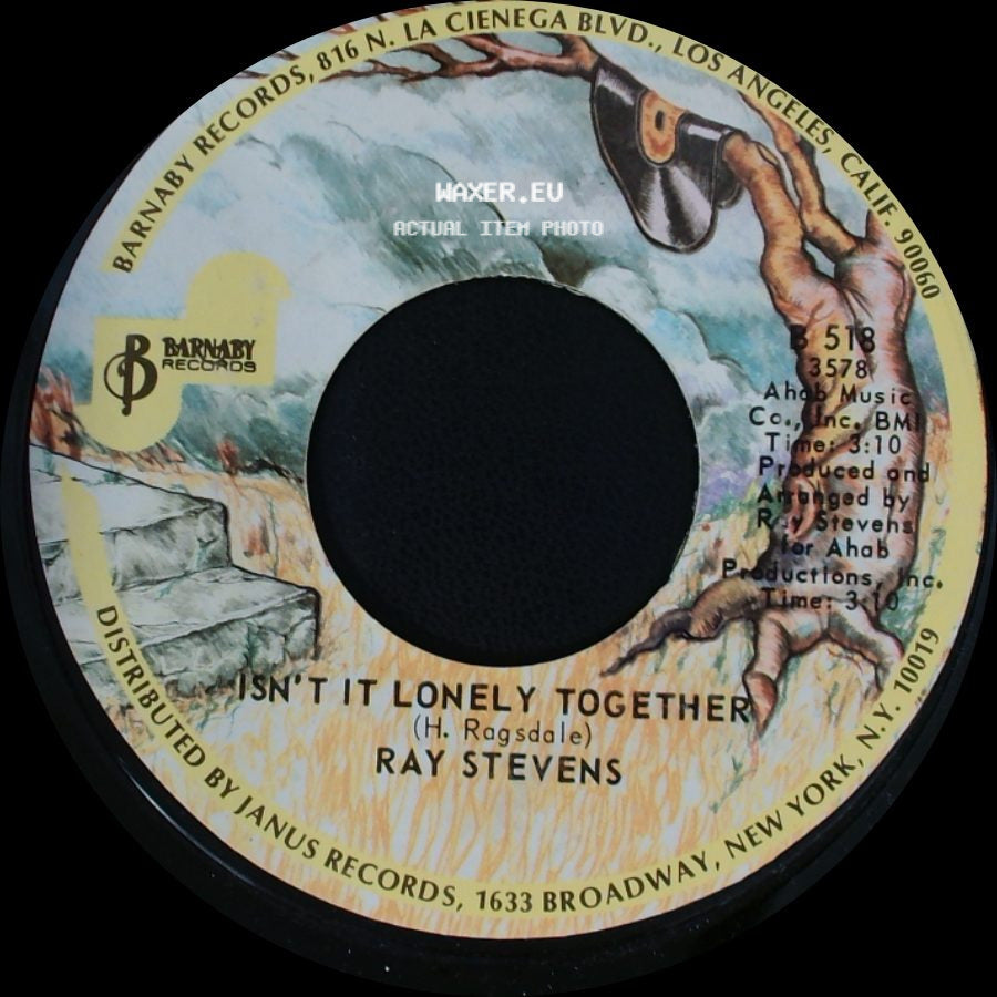 Freddie Feelgood (And His Funky Little Five Piece Band) / Ray Stevens - Ray Stevens / Isn't It Lonely Together side B
