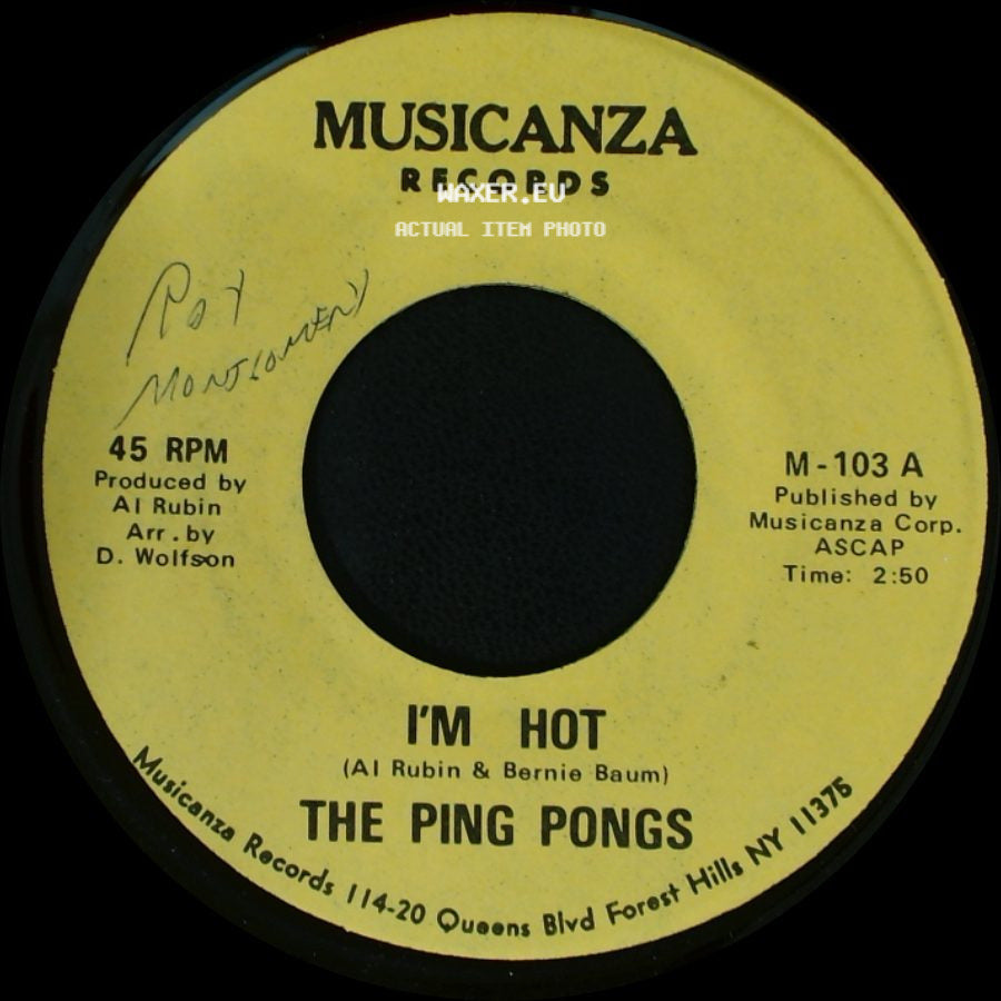 The Ping Pongs - I'm Hot / I'm Hot side A