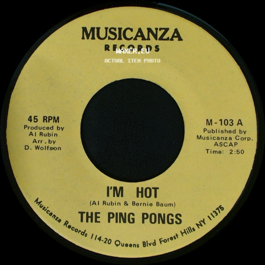 The Ping Pongs - I'm Hot / I'm Hot side B