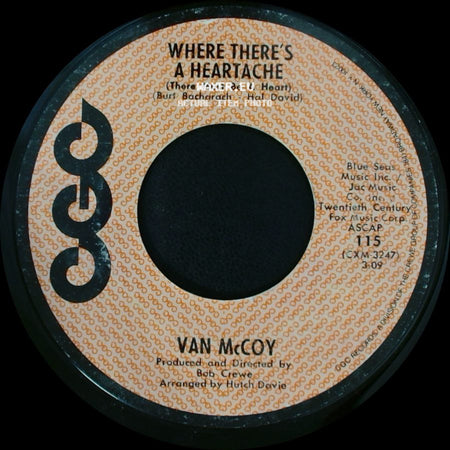 Van Mccoy - To Make My Father Proud / Where There's A Heartache (There Must Be A Heart) side B