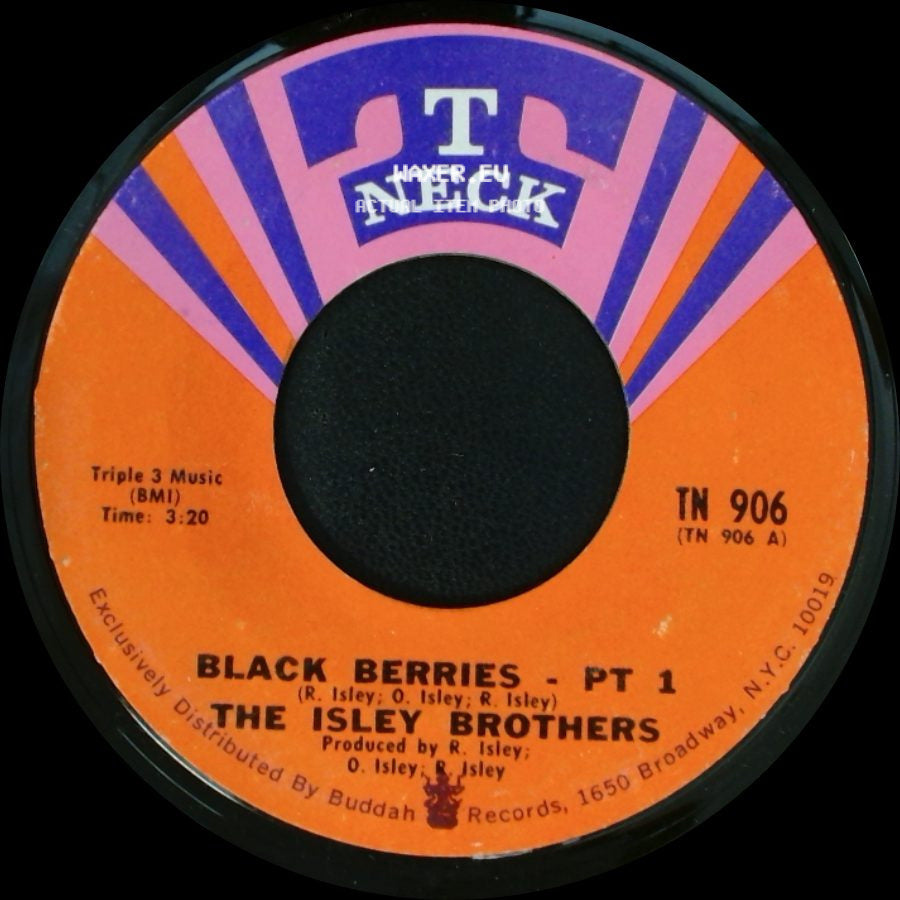 The Isley Brothers - Black Berries - Pt 1 / Black Berries - Pt 2 side A