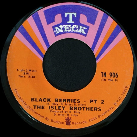 The Isley Brothers - Black Berries - Pt 1 / Black Berries - Pt 2 side B