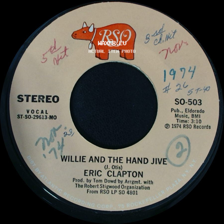 Eric Clapton - Willie And The Hand Jive / Mainline Florida side A
