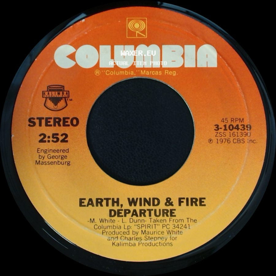 Earth, Wind & Fire - Saturday Nite / Departure side B