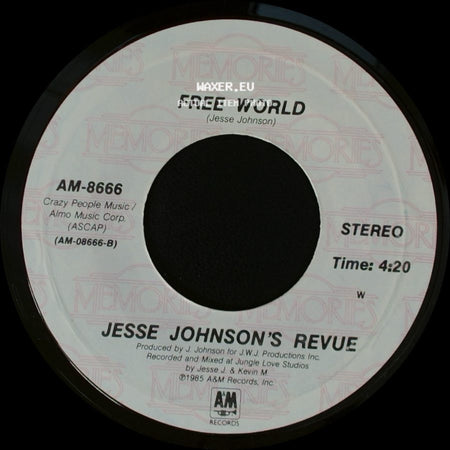 Jesse Johnson's Revue - I Want My Girl / Free World side B