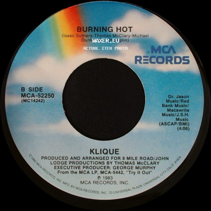 Klique - Stop Doggin' Me Around / Burning Hot side B