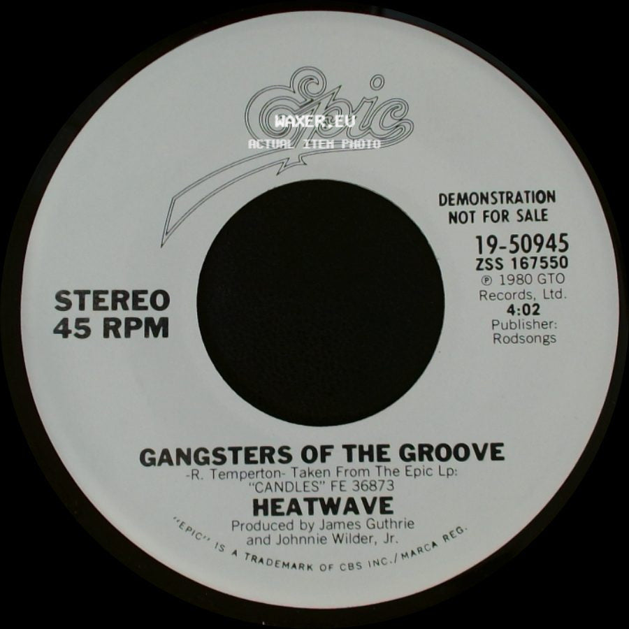Heatwave - Gangsters Of The Groove / Gangsters Of The Groove side B