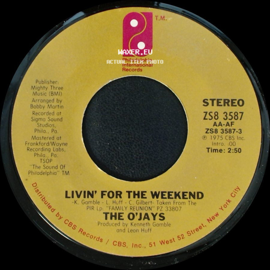 The O'jays - Livin' For The Weekend / Stairway To Heaven side A
