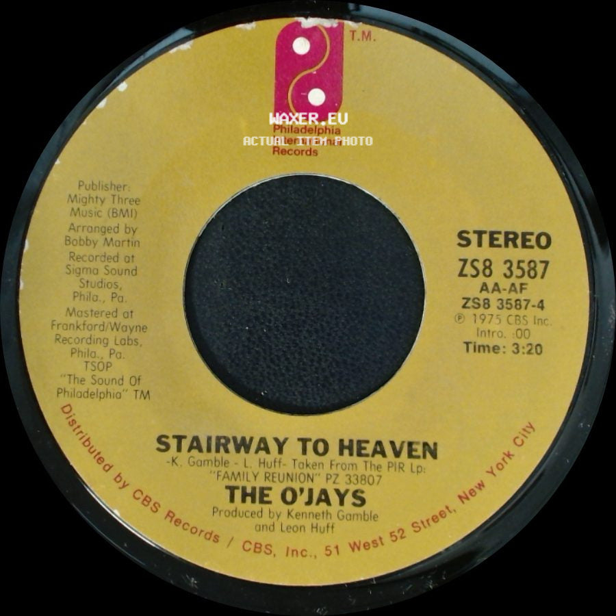 The O'jays - Livin' For The Weekend / Stairway To Heaven side B