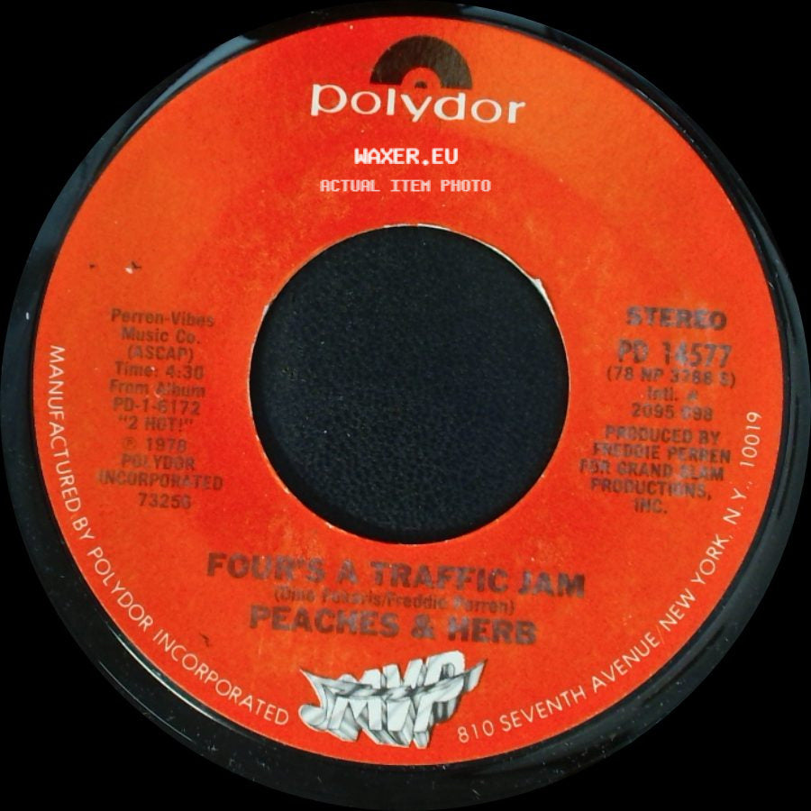 Peaches & Herbs - Four's A Traffic Jam / We've Got Love side A