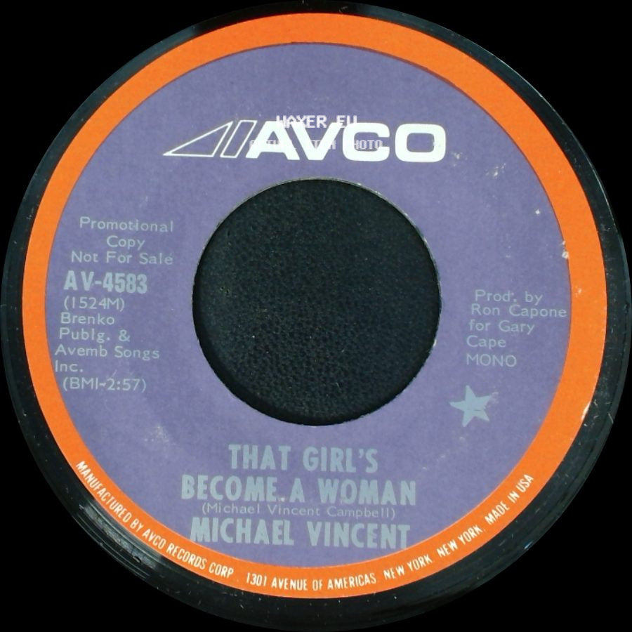 Michael Vincent - That Girl's Become A Woman / That Girl's Become A Woman side B