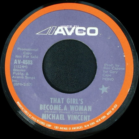 Michael Vincent - That Girl's Become A Woman / That Girl's Become A Woman side B