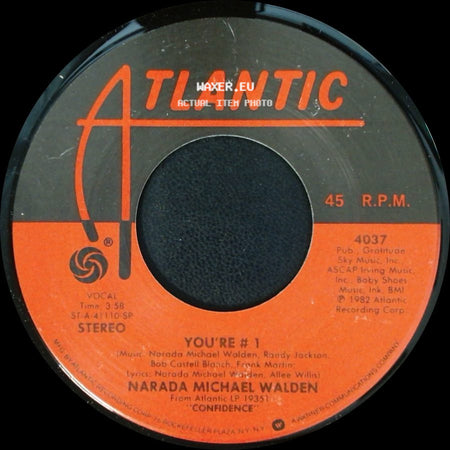 Narada Michael Walden - You're #1 / Blue Side Of Midnight side A