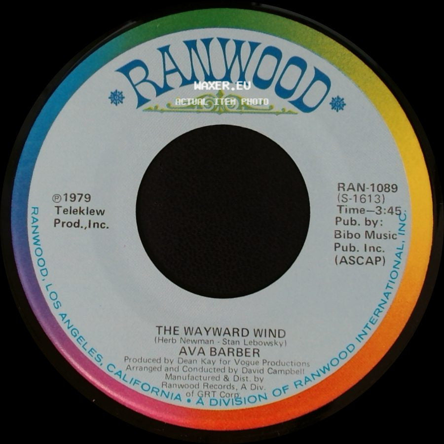 Ava Barber - The Wayward Wind / Even A Fool Would Let Go side A