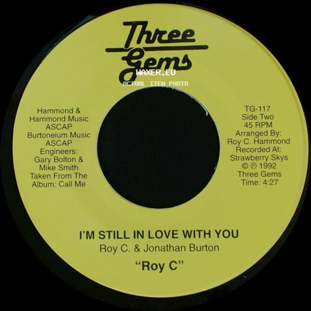 Eddie Floyd & Stephen Cropper / Roy C - Roy C / I'm Still In Love With You side B