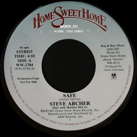 Steve Archer - Safe / Safe side B