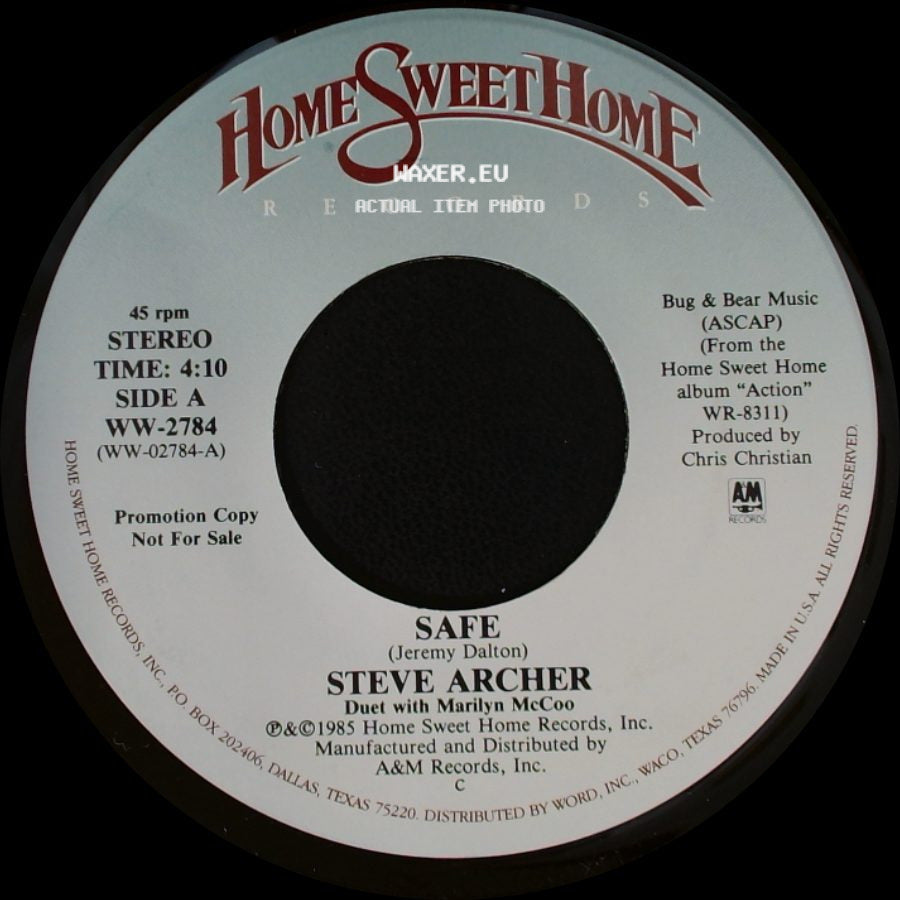 Steve Archer - Safe / Safe side B