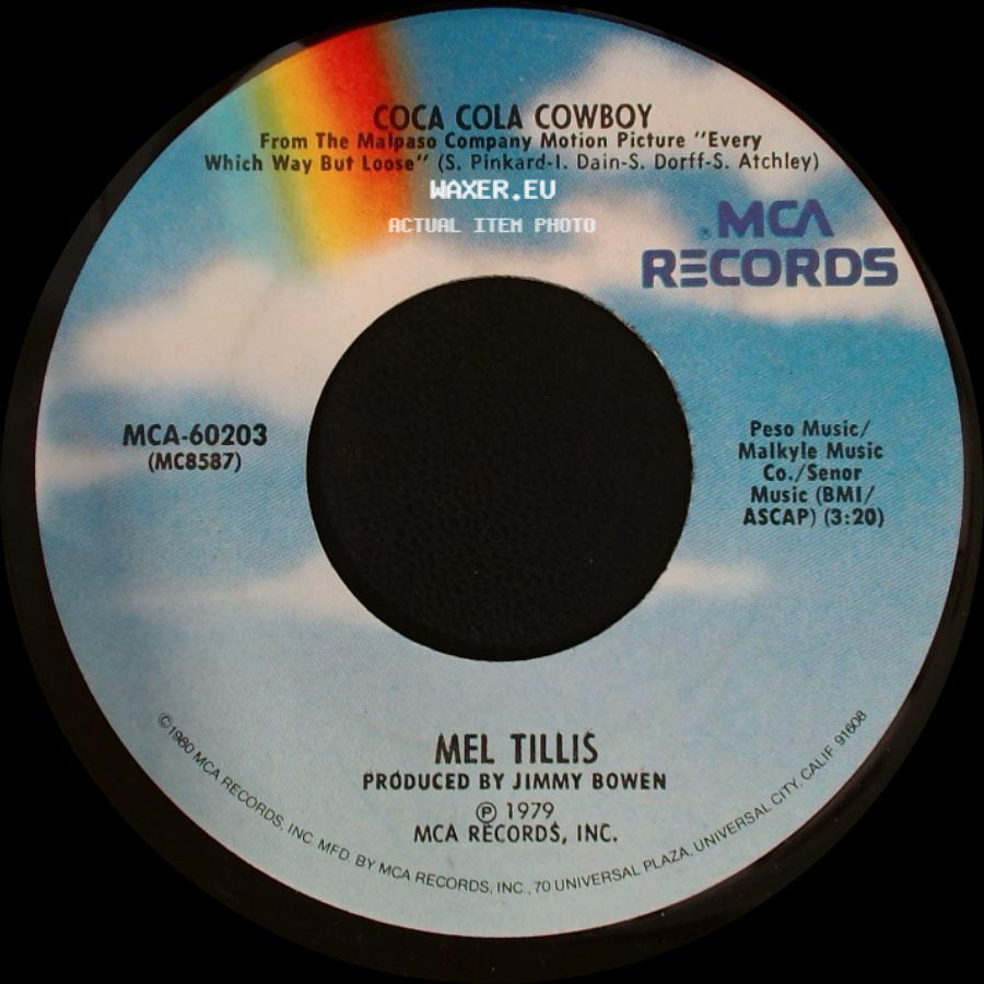 Mel Tillis - Coca Cola Cowboy / Cottonmouth side A