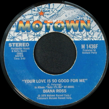 Diana Ross - Your Love Is So Good For Me / Baby It's Me side A