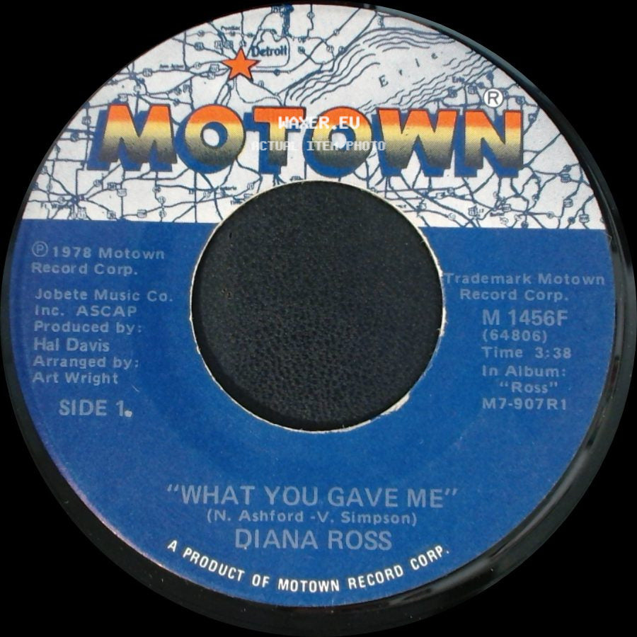 Diana Ross - What You Gave Me / Together side A