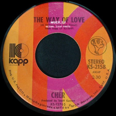 Cher / Chér - The Way Of Love / Don't Put It On Me side A