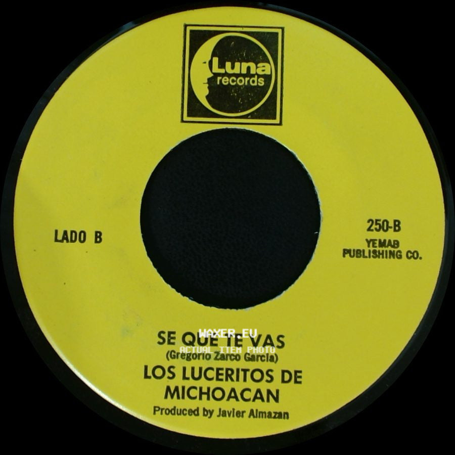 Los Luceritos De Michoacan - Flor De Las Flores / Se Que Te Vas side B