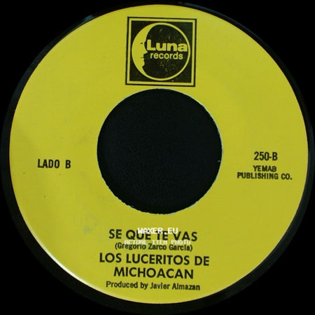 Los Luceritos De Michoacan - Flor De Las Flores / Se Que Te Vas side B