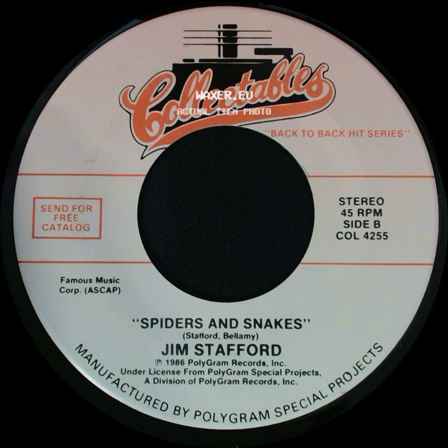 Roger Miller / Jim Stafford - King Of The Road / Spiders And Snakes side B