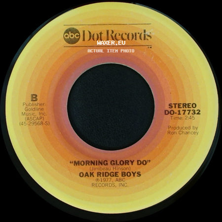 Oak Ridge Boys - You're The One / Morning Glory Do side B