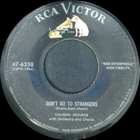 Vaughn Monroe - Steel Guitar / Don't Go To Strangers side B