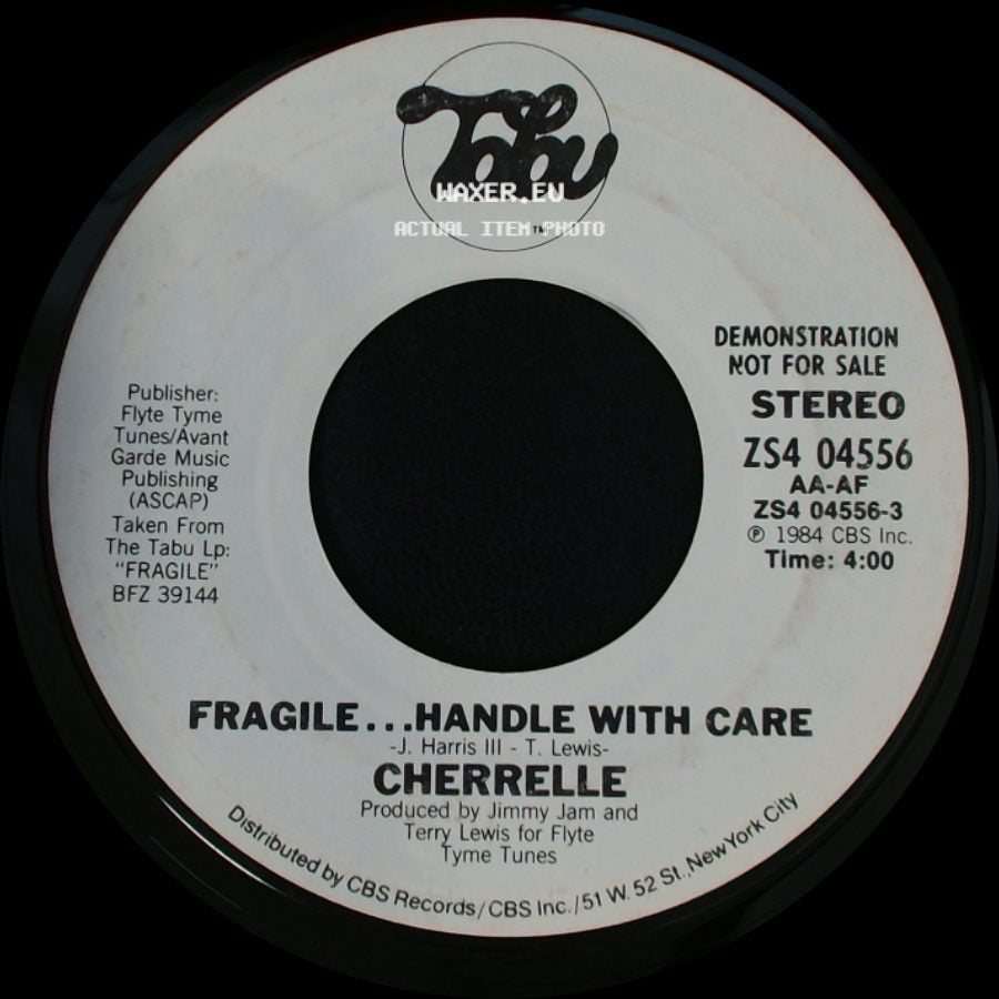 Cherrelle - Fragile...Handle With Care / Fragile...Handle With Care side A