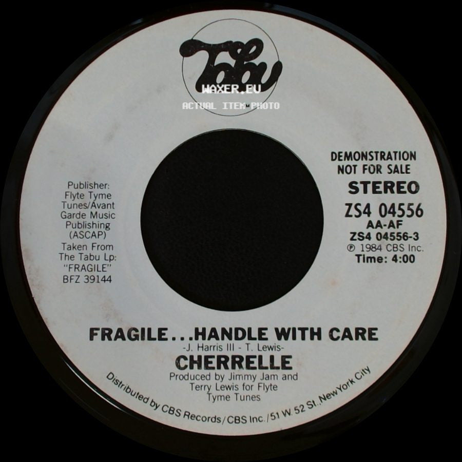 Cherrelle - Fragile...Handle With Care / Fragile...Handle With Care side B