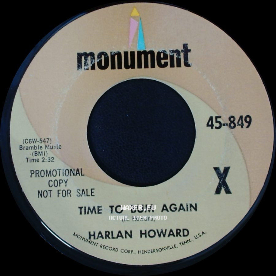 Harlan Howard - Previews Of Coming Attractions / Time To Bum Again side B