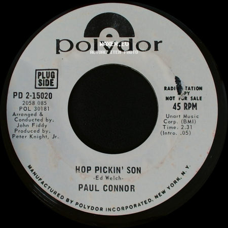 Paul Connor - Hop Pickin' Son / Love Is Dead side A