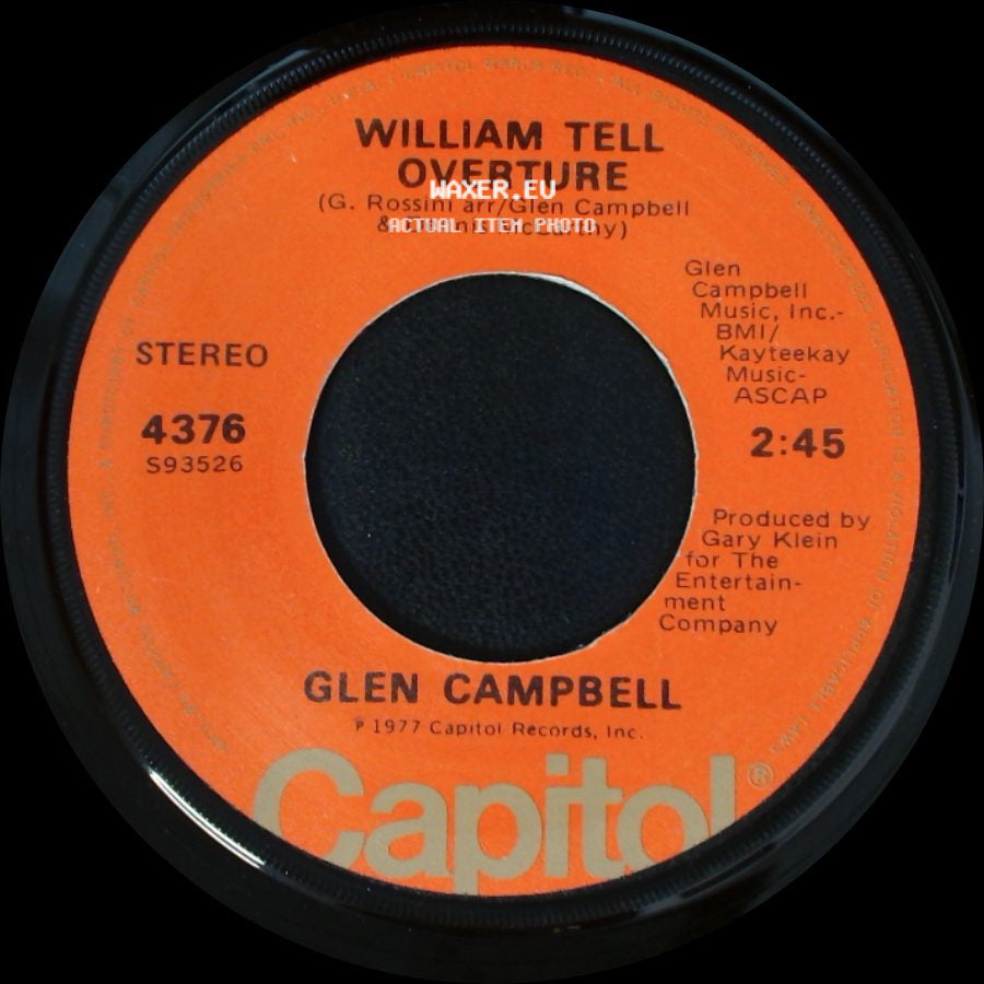 Glen Campbell - Southern Nights / William Tell Overture side B