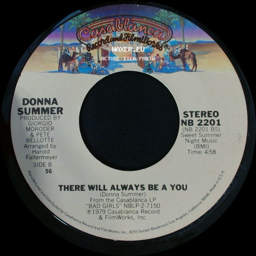 Donna Summer - Dim All The Lights / There Will Always Be A You side B