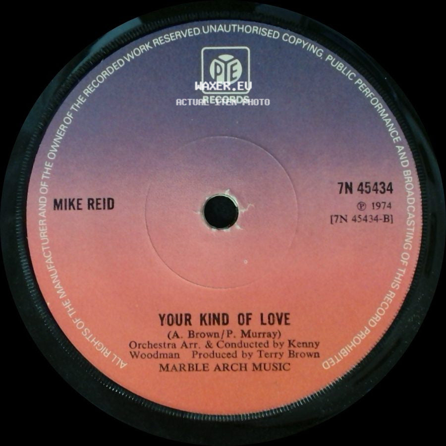 Mike Reid - The Ugly Duckling / Your Kind Of Love side B
