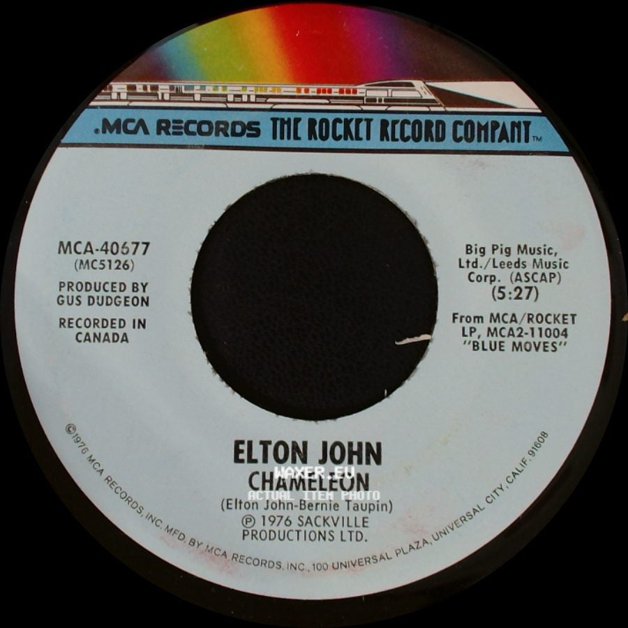 Elton John - Bite Your Lip (Get Up And Dance!) / Chameleon side B