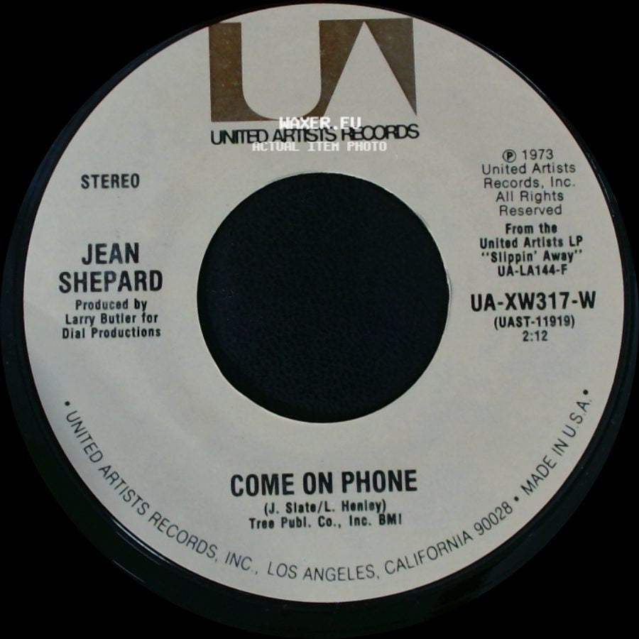 Jean Shepard - Are You Sincere? / Come On Phone side B