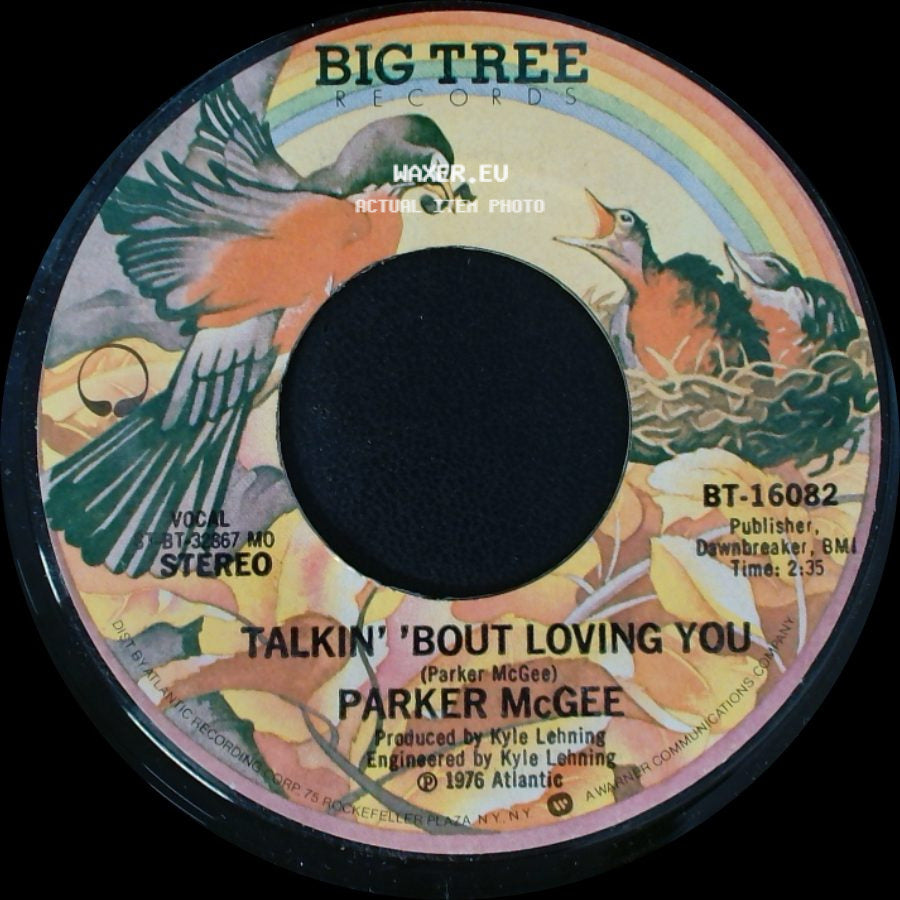 Parker Mcgee - I Just Can't Say No To You / Talkin' 'bout Loving You side B