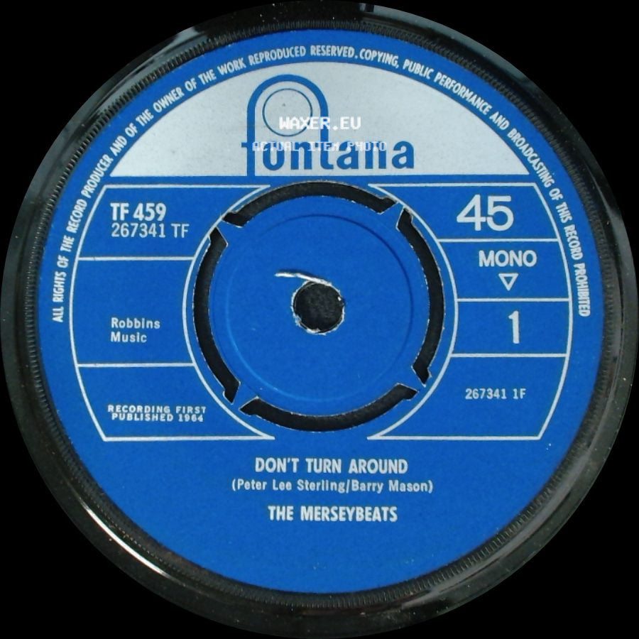 The Merseybeats - Really Mystified / Don't Turn Around side B