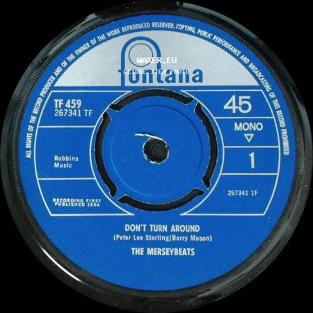 The Merseybeats - Really Mystified / Don't Turn Around side B