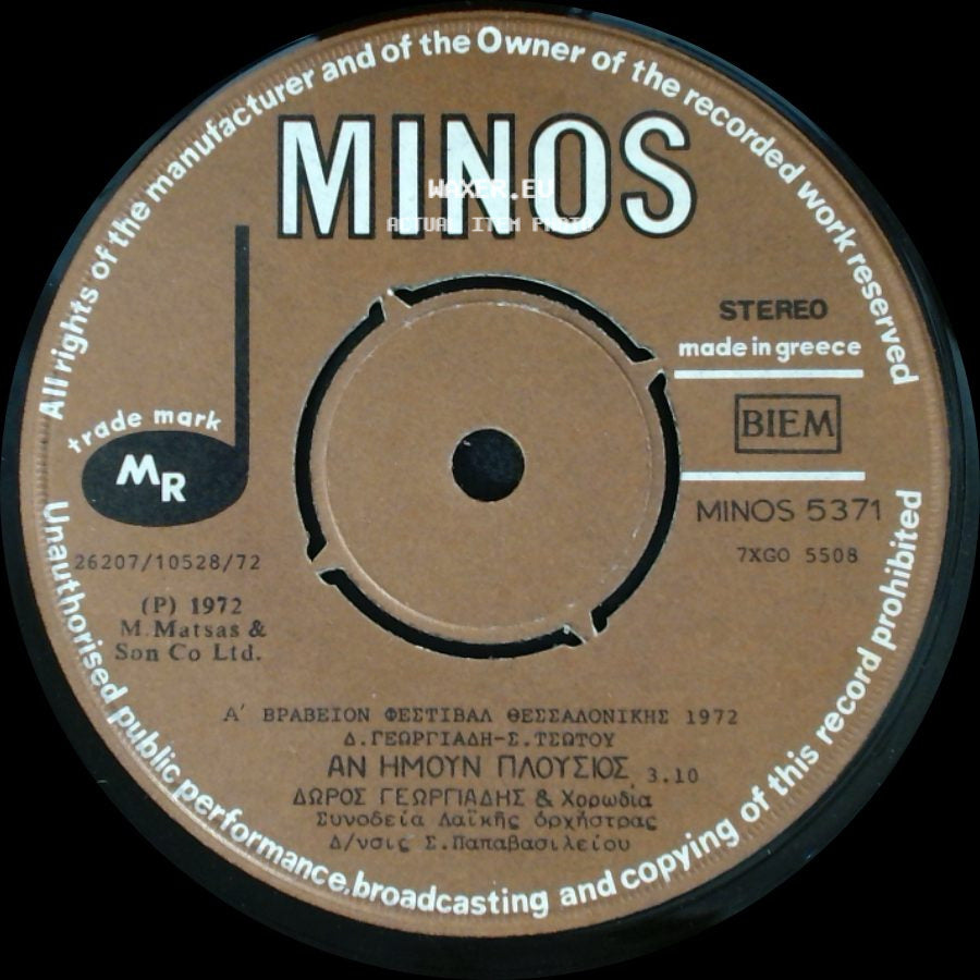 Unknown Artist - Ερημια / Unknown Title B side B