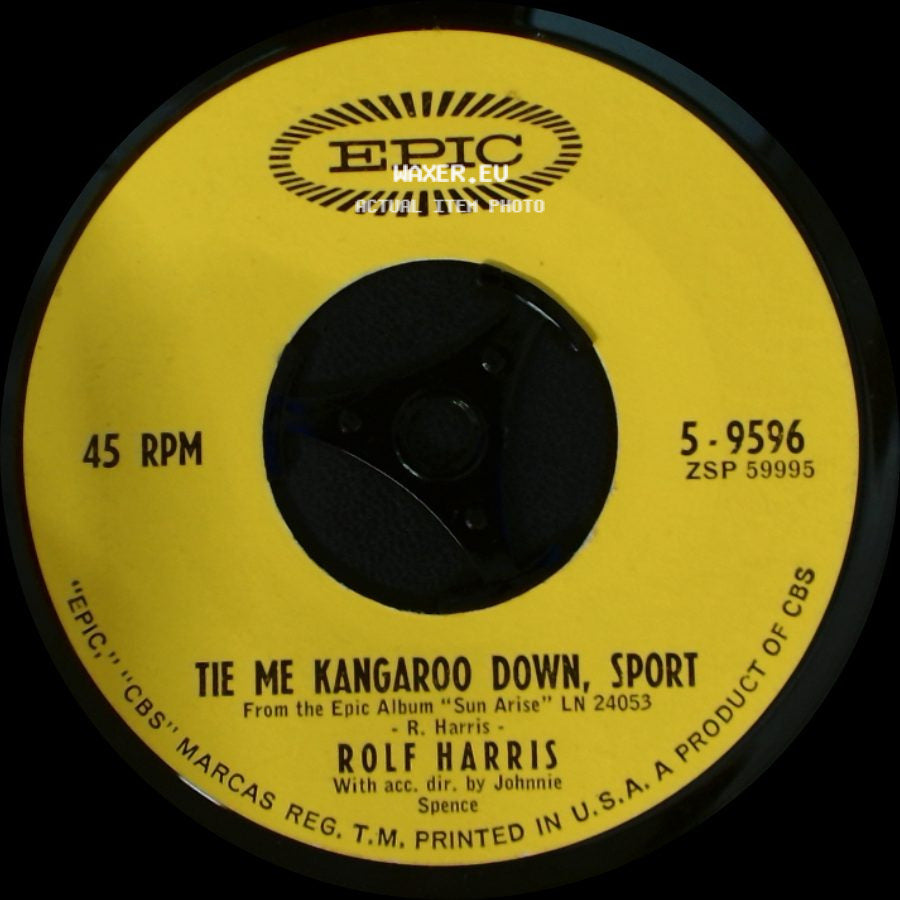 Rolf Harris - Tie Me Kangaroo Down, Sport / The Big Black Hat side A